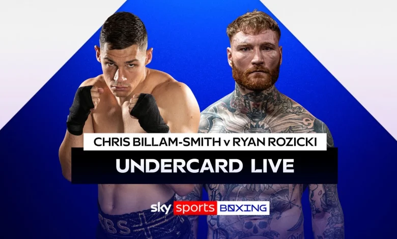 Exclusive live coverage of the Billam-Smith vs Rozicki undercard from Bournemouth
