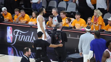 Fan in Jalen Brunson incident banned from courtside for rest of NBA Finals