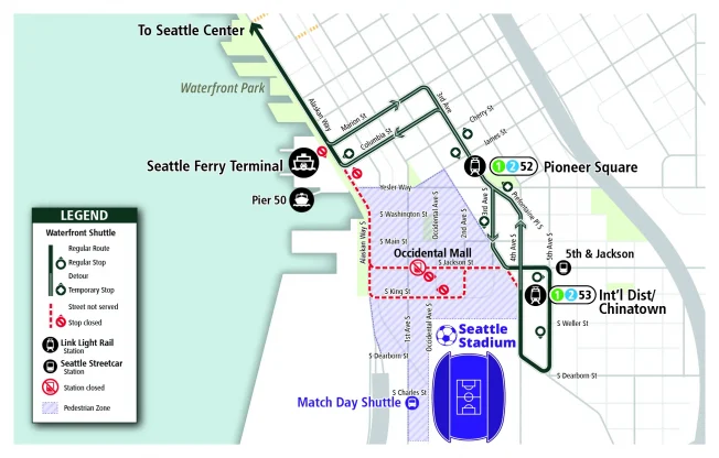 First Seattle World Cup match Monday: What to know about getting around