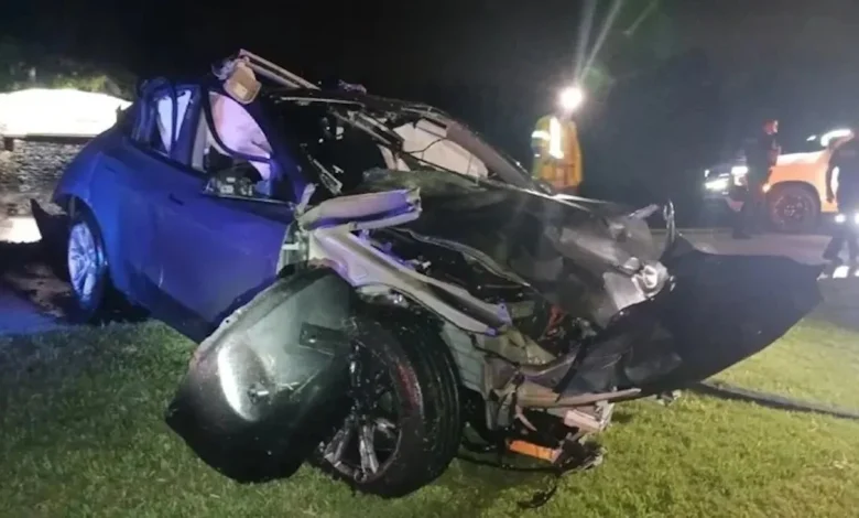 Florida man dies after Tesla reportedly in autopilot mode strikes utility box and sinks into pond