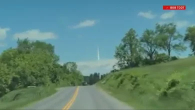 Footage shows meteorite entering atmosphere
