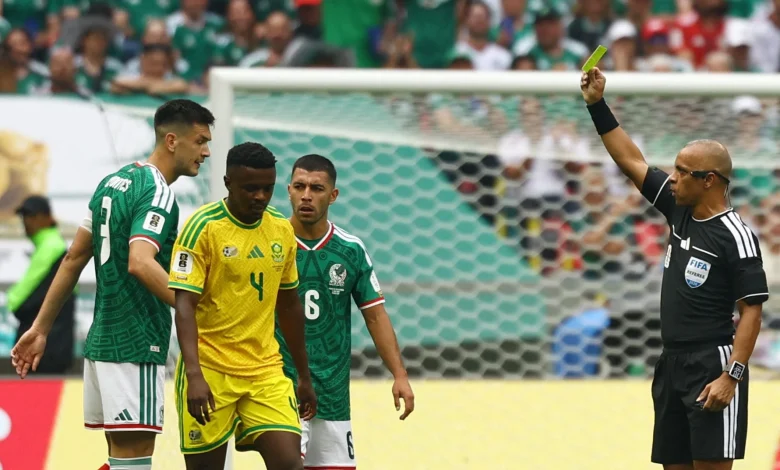 Fox earns a yellow card on World Cup opening day