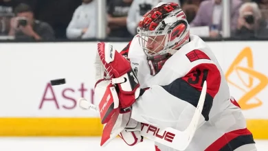 Frederik Andersen pulled in Game 3 after allowing four goals in second period