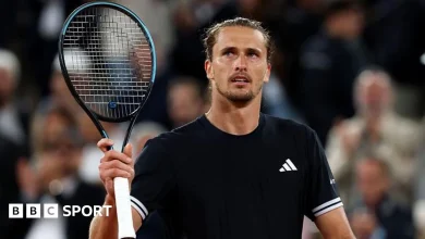French Open 2026 results: Alexander Zverev beats Rafael Jodar to reach semi-finals