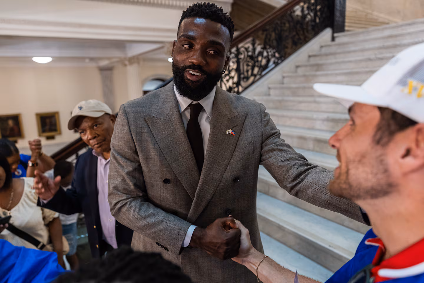From Haiti to Melrose to FIFA’s biggest stage — the World Cup — Frantzdy Pierrot enjoying his trip home