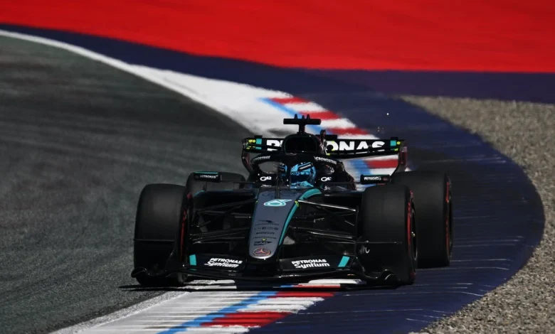 George Russell identifies "concerning" McLaren pace as a 'real threat' in F1 Austria GP