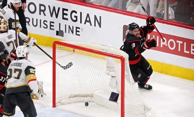Golden Knights vs. Hurricanes score, live updates: Svechnikov goal gives Carolina 2-1 lead in Stanley Cup Final 2026 Game 5