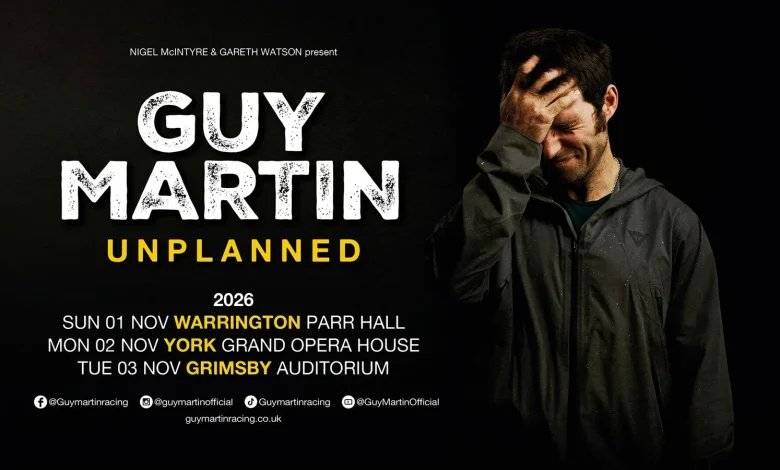 Guy Martin ‘Unplanned’ live show confirmed with three UK dates