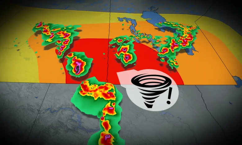 Hail and tornado risk return to Saskatchewan and Manitoba