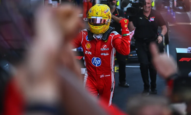 Hamilton claims stellar maiden Grand Prix victory for Ferrari in Barcelona as Antonelli suffers shock retirement