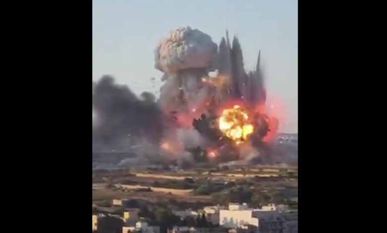 Huge explosion at Malta fireworks factory