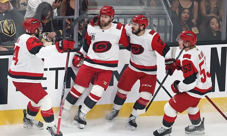 Hurricanes vs. Golden Knights score, live updates: Taylor Hall goal gives Carolina 1-0 lead in Game 6