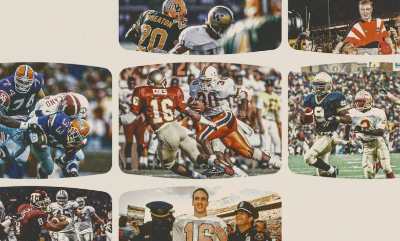 I watched 10 college football games from the 1990s. Here’s what has (and hasn’t) changed