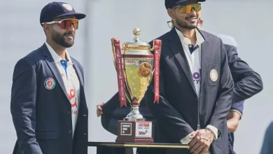 India wins the toss and chooses to bat against Afghanistan in a one-off cricket test