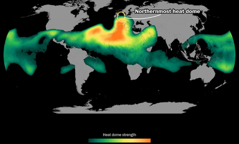 Intense heat dome will bake Spain, France and the U.K.