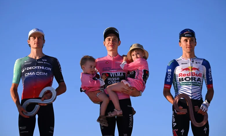 'It's still hard for me to realise what has happened, that I've won all three Grand Tours' - Jonas Vingegaard emotional in Rome after Giro d'Italia victory