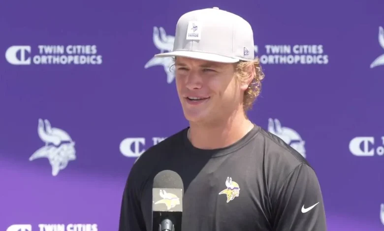 J.J. McCarthy Hopes Vikings Don't Trade Him: 'This Is Where I Want to Be'