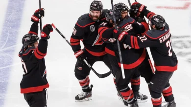 Jarvis scores OT winner as Hurricanes even series vs. Golden Knights
