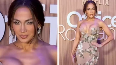 Jennifer Lopez Ignites Plastic Surgery Rumors Amid Awkward Wardrobe Slip At 'Office Romance' Premiere