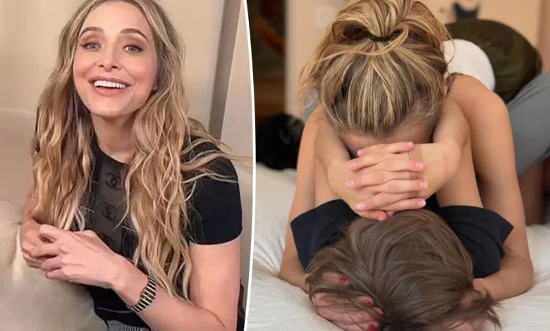 Jenny Mollen jokes son is 'really the predator' after backlash over intimate bed photos
