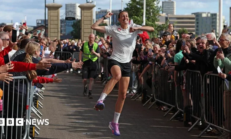 Jill Scott completes gruelling 388-mile challenge for Sport Relief