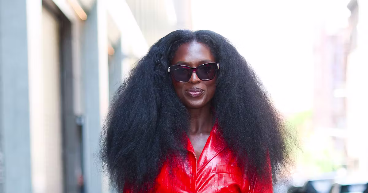 Jodie Turner-Smith Could Stop Traffic In Her Red Leather Suit