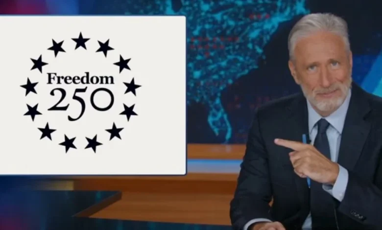 Jon Stewart Slams Donald Trump's Crumbling Freedom 250 Concert