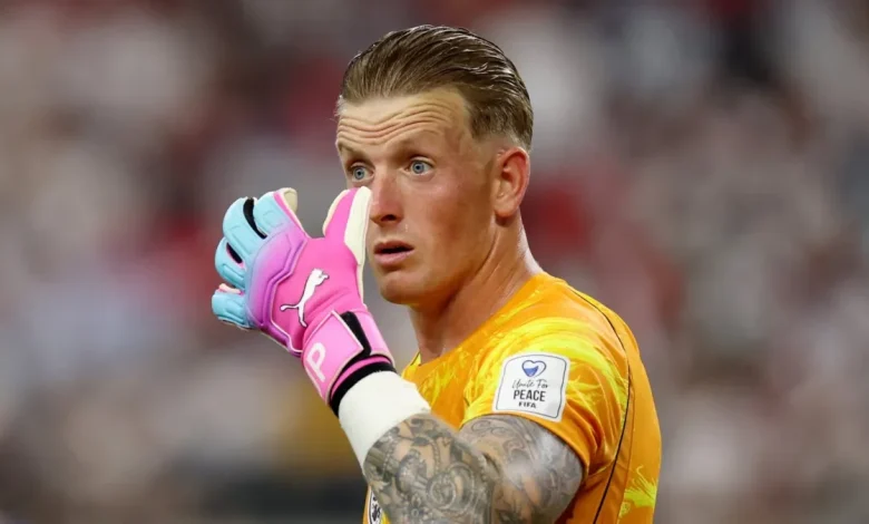 Jordan Pickford is under pressure
