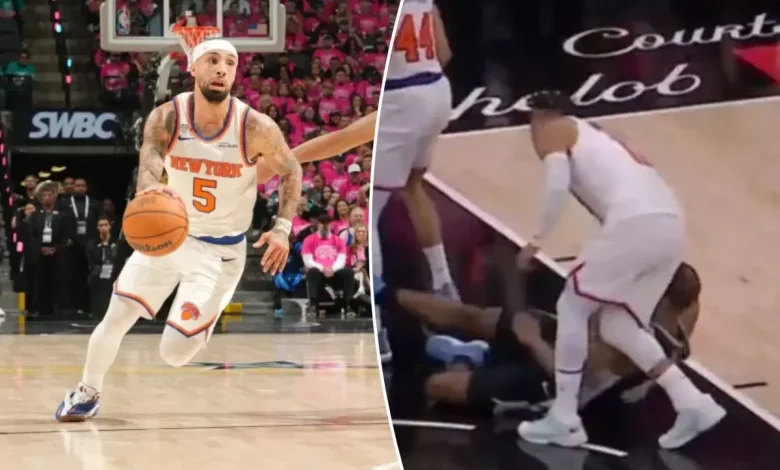 Jose Alvarado fearless in big NBA Finals moment for Knicks bench