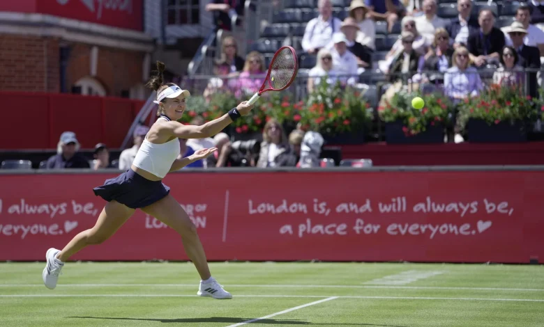 Jovic 'trending in the right direction' after upsetting Anisimova at Queen's
