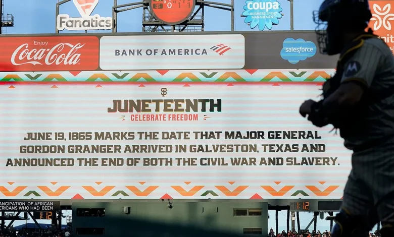 Juneteenth was celebrated across major professional sports leagues and teams — with two notable exceptions