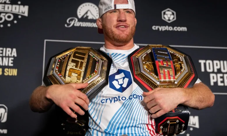 Justin Gaethje shuts down Ilia Topuria immediate rematch: ‘He quit twice’