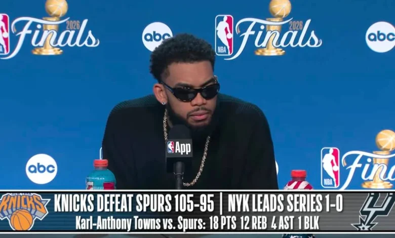 Karl-Anthony Towns Explains How Knicks Stifled Victor Wembanyama in Game 1 Stunner vs. Spurs
