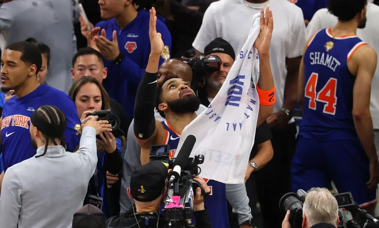 Karl-Anthony Towns rewriting his story through two-way impact in 1st NBA Finals