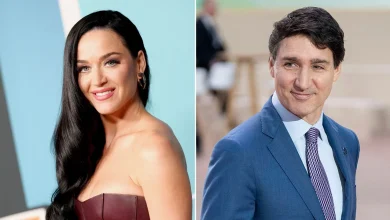 Katy Perry, Justin Trudeau cozy up for red carpet debut at concert film event