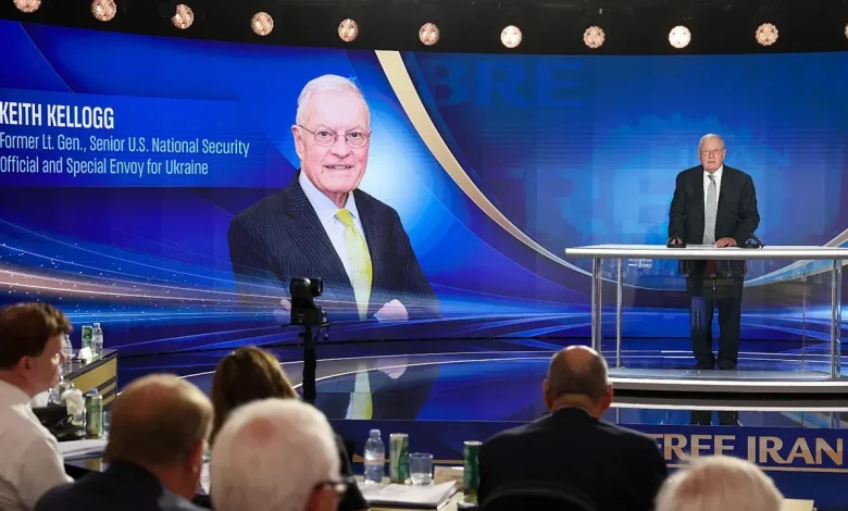 Keith Kellogg tells Iranian dissidents the 'window is open' to force regime change in Tehran
