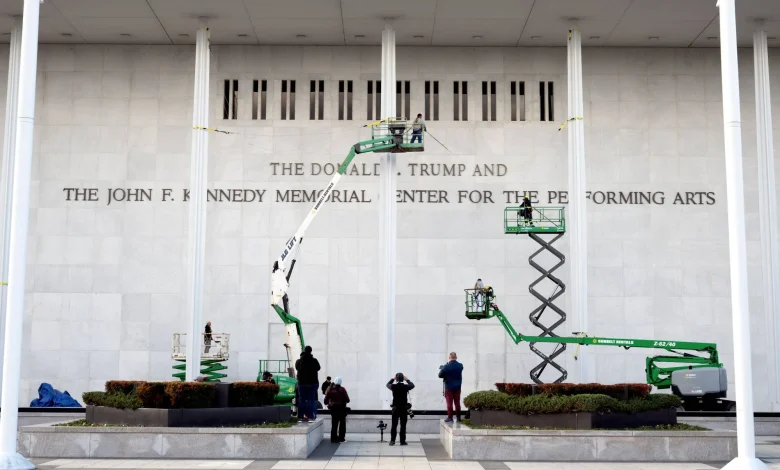 Kennedy Center staff start removing all references to Donald Trump