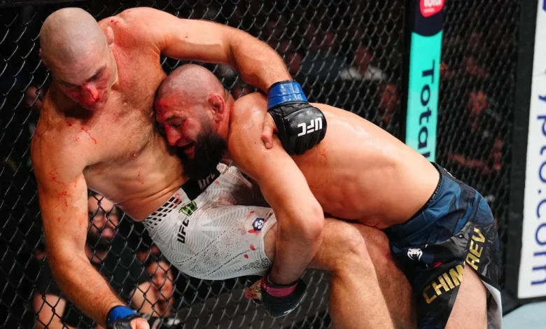 Khamzat Chimaev definitely gunning for Sean Strickland rematch: ‘Next time, I’m going to go take his head off’