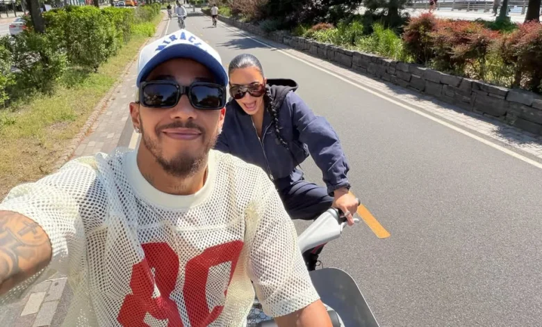 Kim Kardashian confirms Lewis Hamilton romance on Instagram