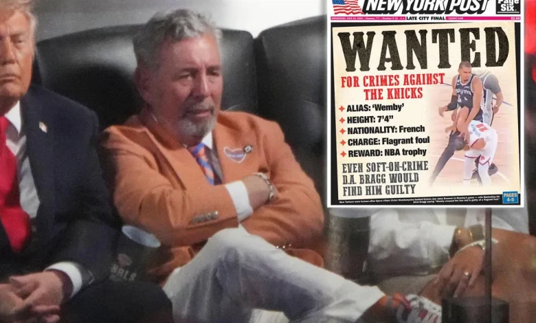 Knicks' James Dolan sides with The Post on NBA's Victor Wembanyama fiasco
