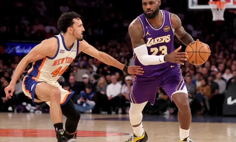 Knicks, Lakers swap picks in NBA Draft; New York takes Sergio De Larrea