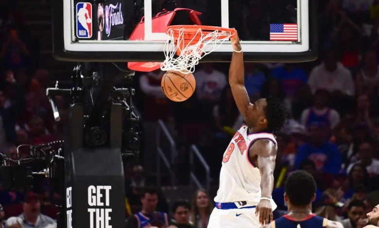 Knicks’ OG Anunoby won a title while hurt. Now, he’s balling and close to another