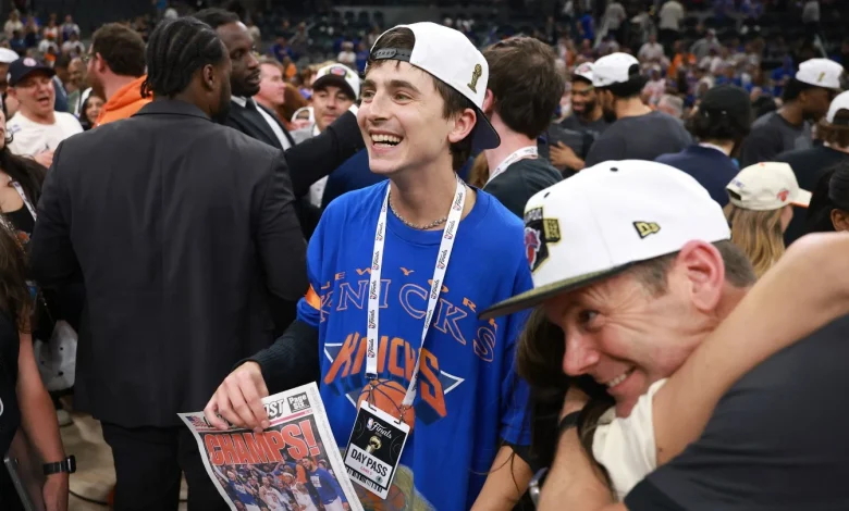 Knicks Win NBA Championship: Spike Lee, Timothee Chalamét Celebrate