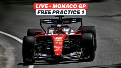 LIVE: Charles Leclerc sends statement in disrupted Monaco FP1