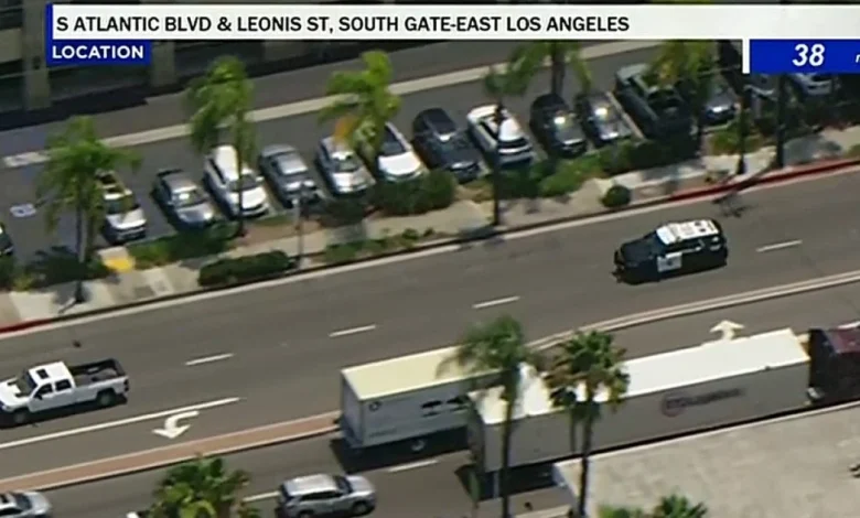 LIVE: Police chase underway in Los Angeles County