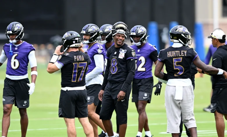 Lamar Jackson being "challenged" by new offense, Declan Doyle