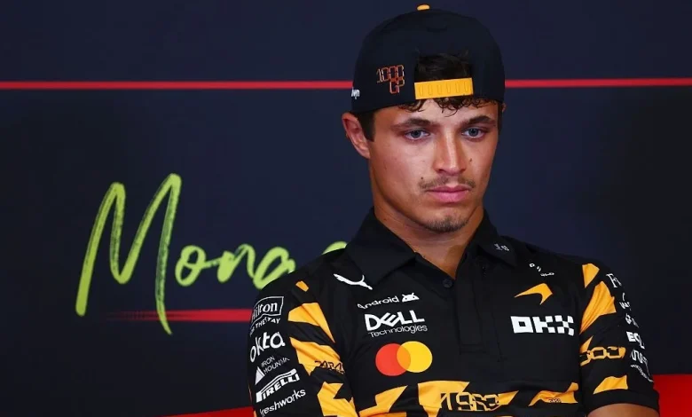 Lando Norris and Charles Leclerc hit with fines for late arrival to FIA press conference