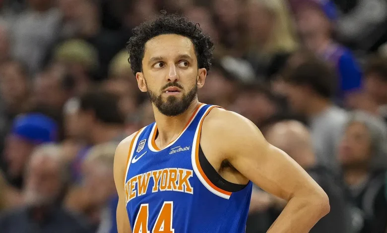 Landry Shamet's Girlfriend Cammi Models Blue Knicks Outfit Before NBA Finals Game 3