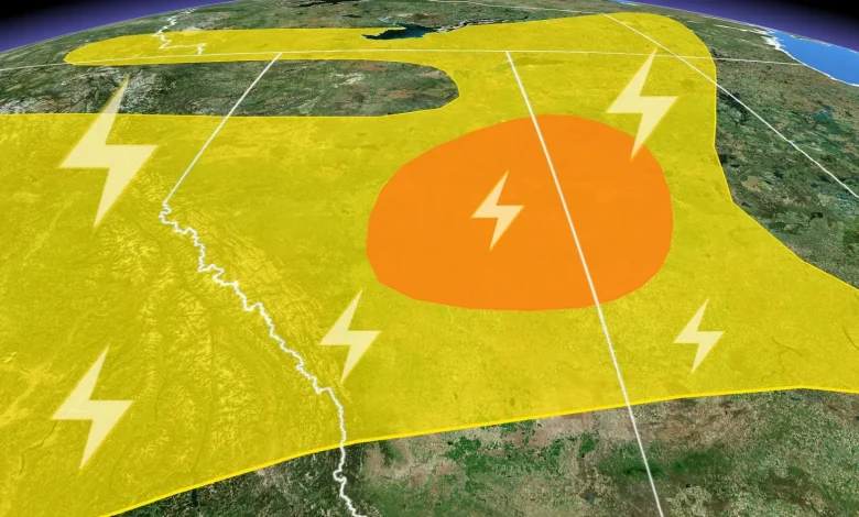 Large hail and strong winds: Severe storm threat hits Alberta