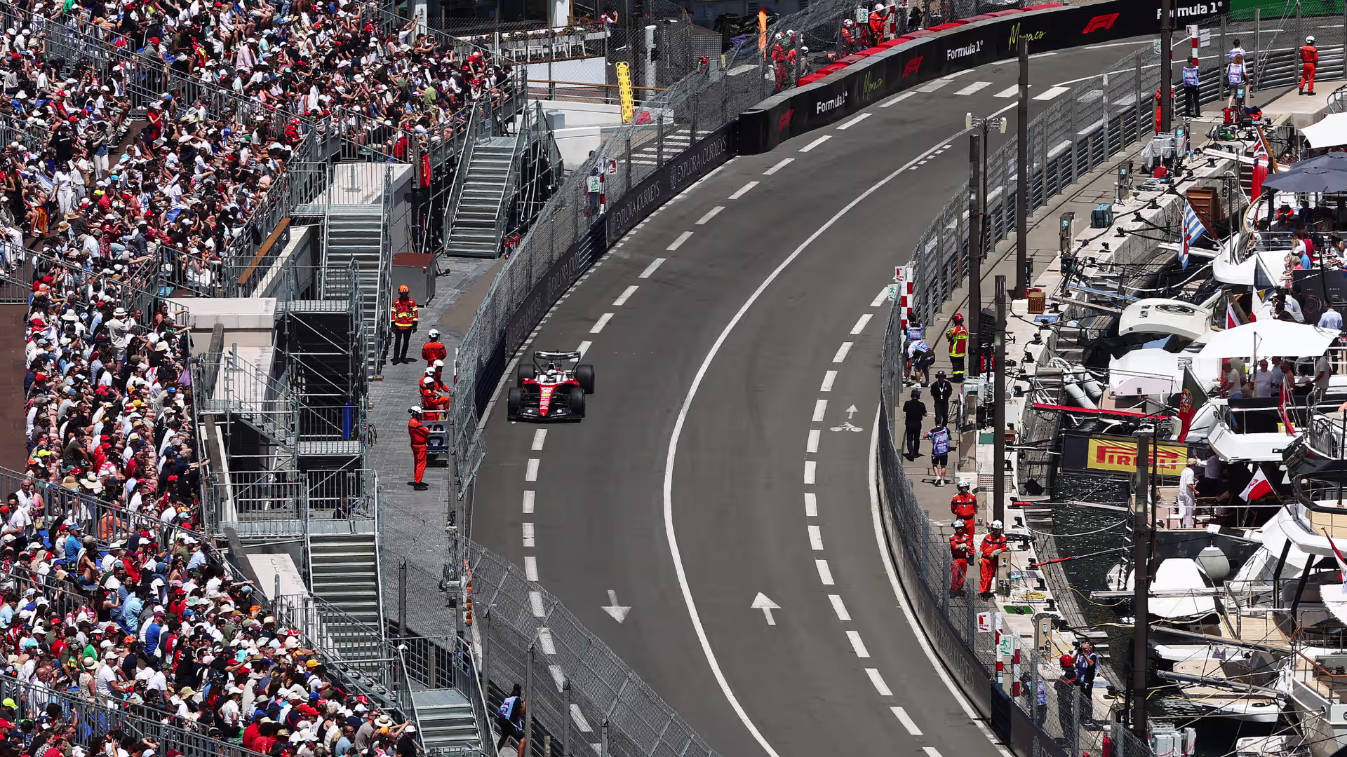 Leclerc sets the pace during disrupted Monaco FP1